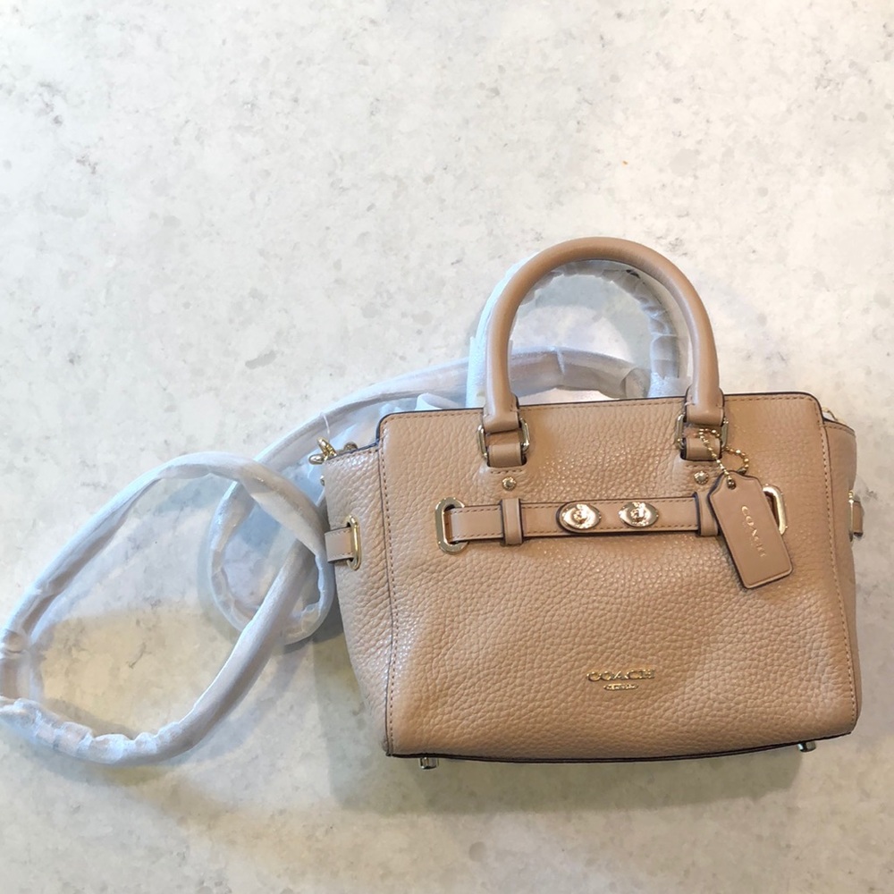 COACH leather mini Blake crossbody bag, NWT